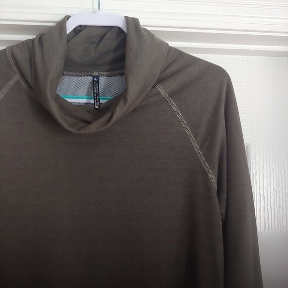 Kull Womens Gray L-Sleeve Turtle Neck Pullover Camping Hiking Outdoors XL - Picture 3 of 11